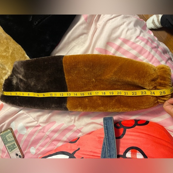 Urban Outfitters Faux Fur Patchwork Coat - Picture 7 of 7